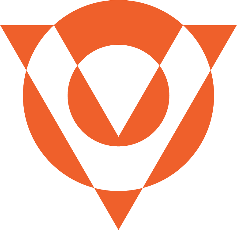 Casa Vostra V emblem mark in orange